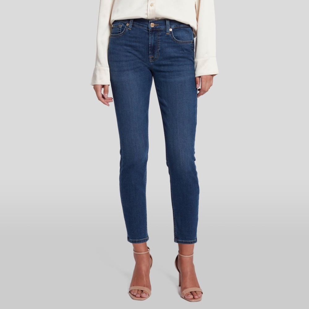 7 For All Mankind B(air) Ankle Skinny in Duchess Size 29 New with Tags